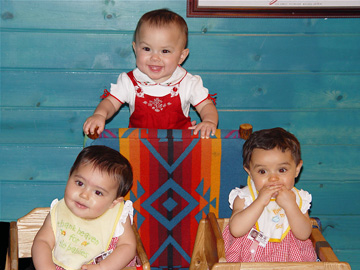 Jul 2006 - Maya (7 mos.), Zoe (11 mos.), Niki (7 mos.)