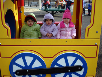 Feb. 2007 - Maya (14 mos), Niki (14 mos), & Zoe (18 mos)